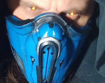 Mortal Combat SubZero Mask Blue Storm