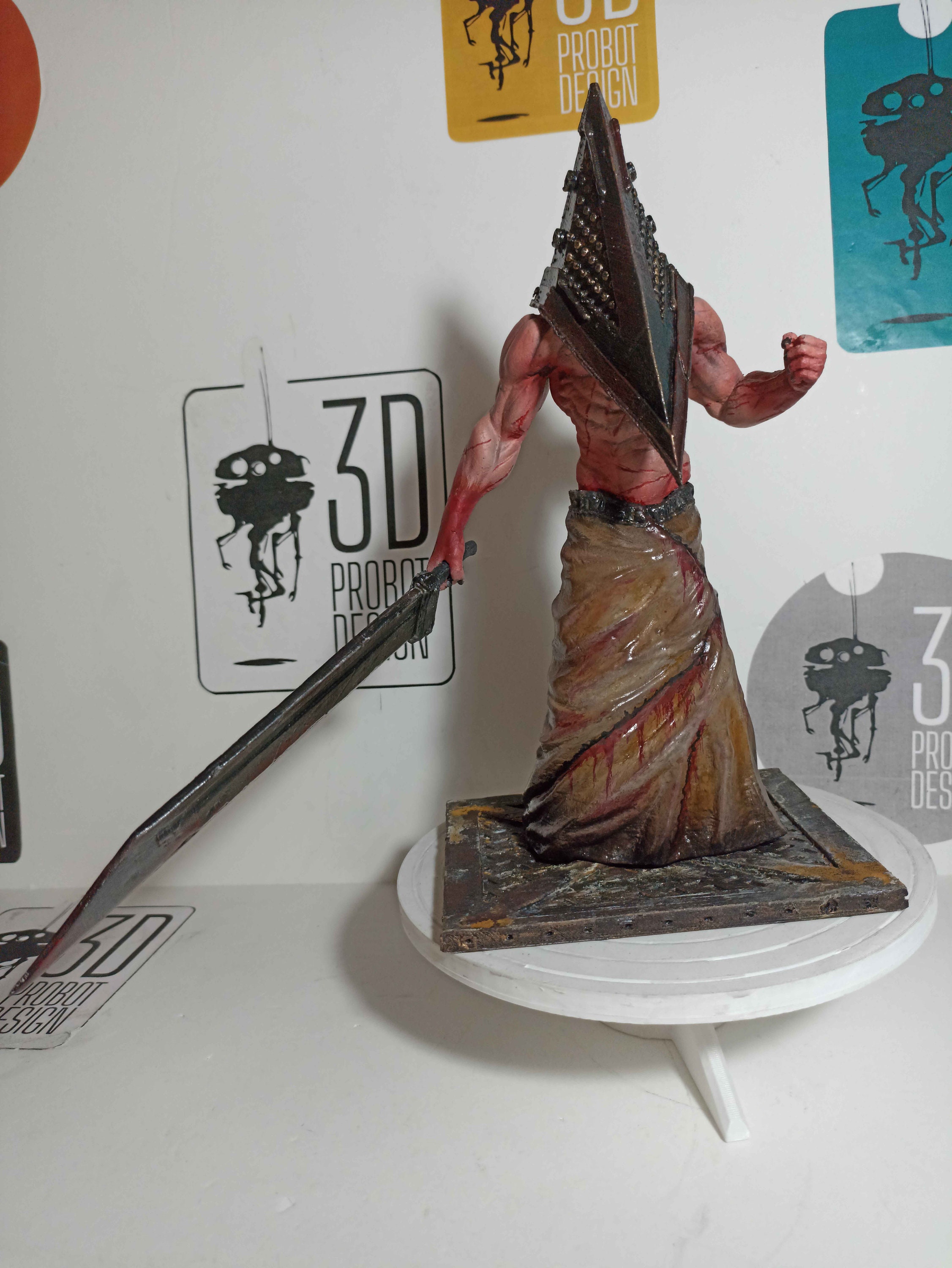 Silent Hill Pyramid Head Action Figures, 15cm PVC Environmental Protection  Materials Collection Ornaments Classic Toys Adults Children Gift :  : Toys & Games