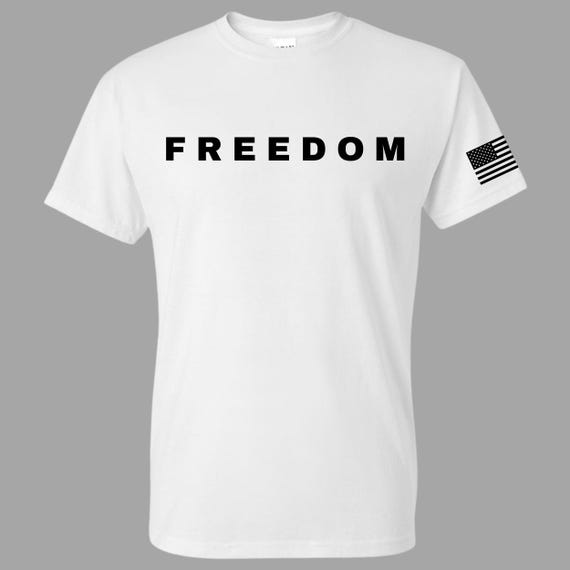 Charlie Kirk Freedom T-shirt, Turning Point, Free Speech, 2nd Amendment, Flag Tee, Portion of Proceeds Donated to Turning Point USA