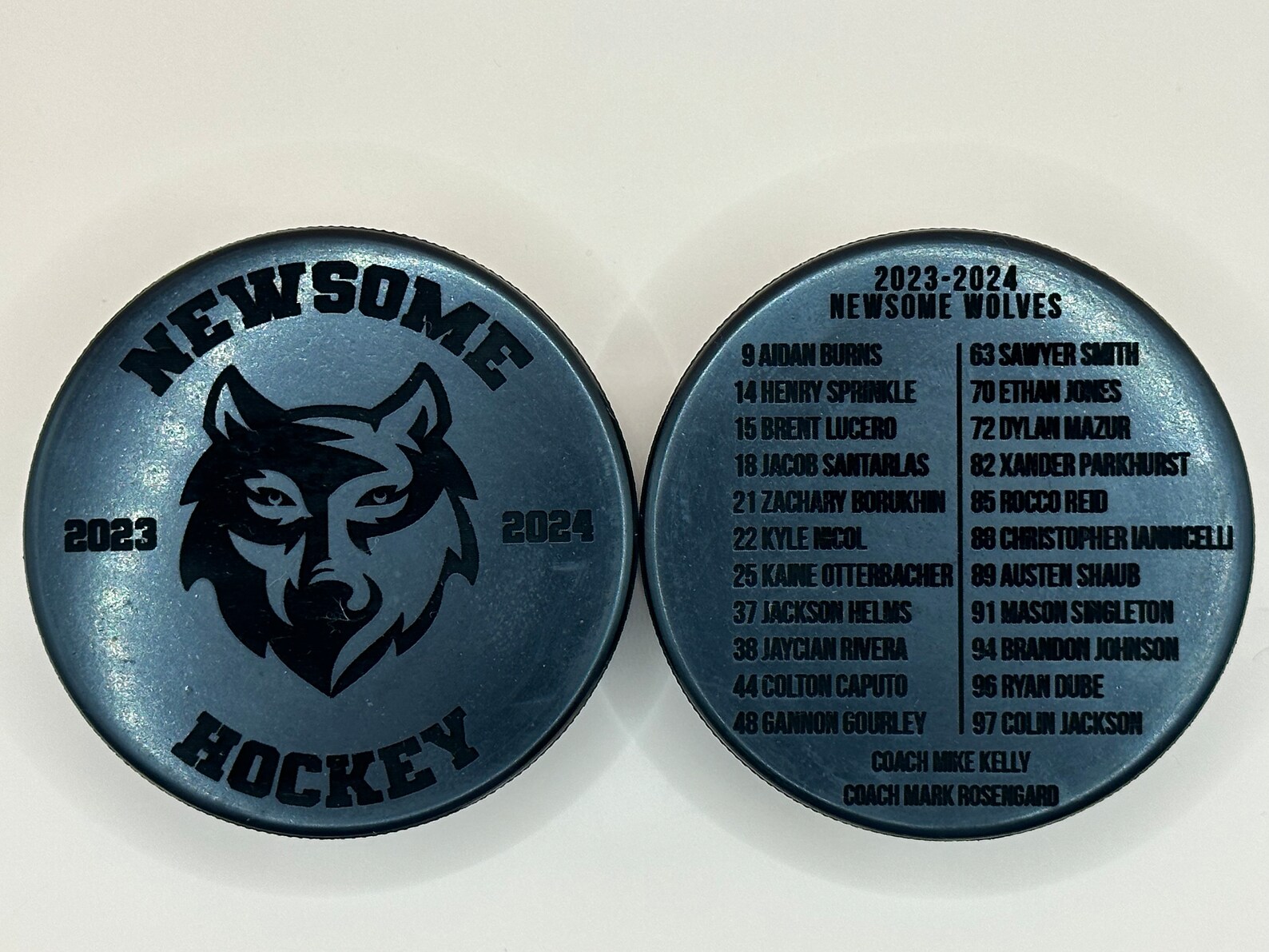 Custom Engraved Hockey Puck, Personalized Ice Hockey Puck, Coach Gifts ...