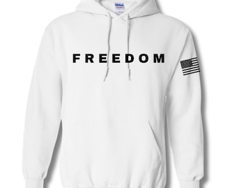 Charlie Kirk Freedom Hoodies, Sweatshirts, Turning Point, Free
