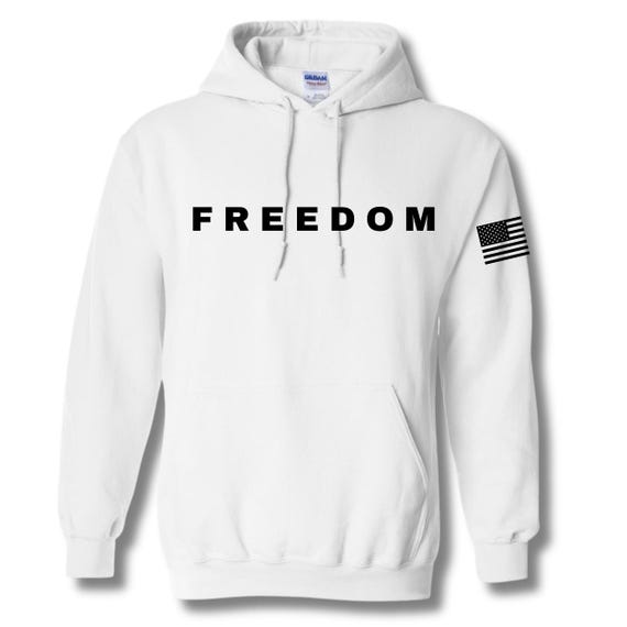 thumbnail image 2 of Wild Bobby Charlie Kirk Freedom Unisex Hoodie – Cotton Blend, Made In USA 2 of 3