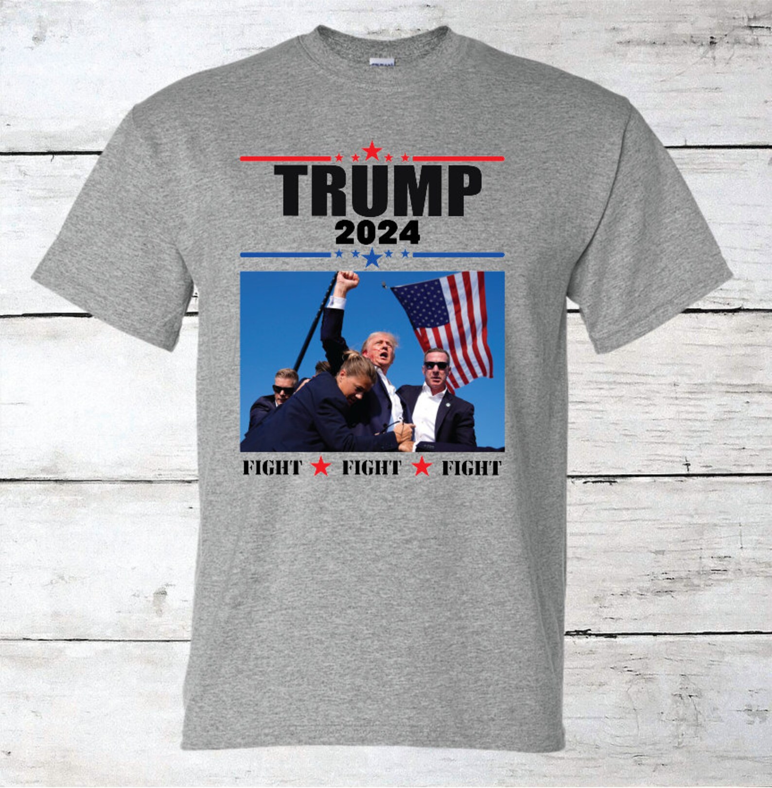 Trump 2024 T-shirt, MAGA, Donald Trump, Trump, Fight, Fist ...
