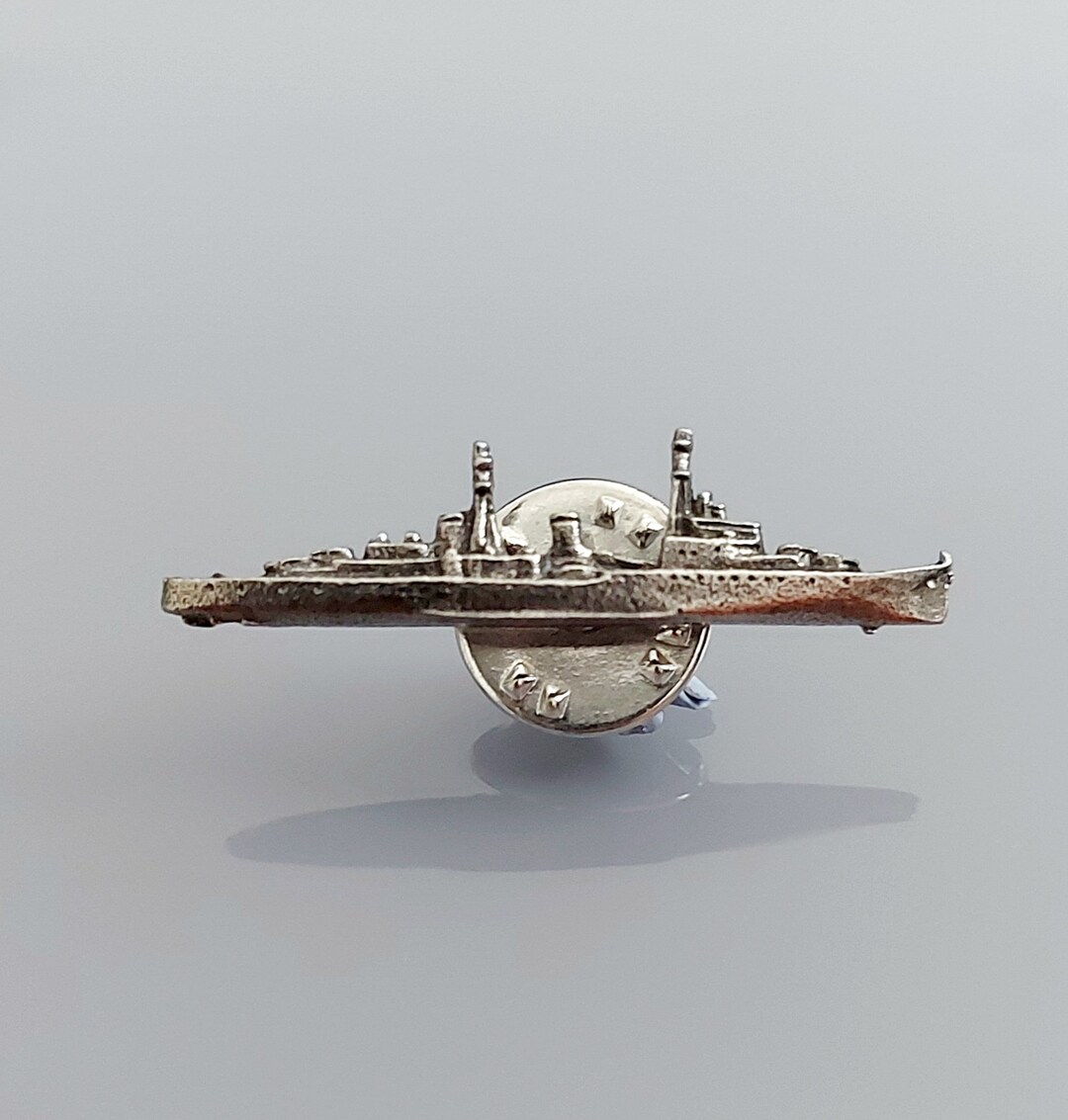 NAVY DESTROYER Battleship Pewter Lapel Badge Tie Pin Gift Etsy