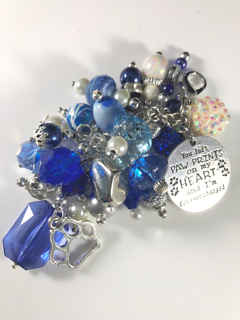Paw Sale item Max 62% OFF Prints On My Heart Purse Blue Shades Charm of In