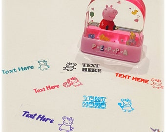 Name Stamp, Cute Name Stamp, Kids Name Stamp, Custom Name Stamp, Personalize Name Stamp, Water World Stamp, Peppa Pig Name Stamp