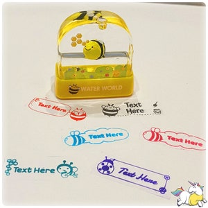 Name Stamp, Cute Name Stamp, Kids Name Stamp, Custom Name Stamp, Personalize Name Stamp, Water World Stamp, Bee Name Stamp