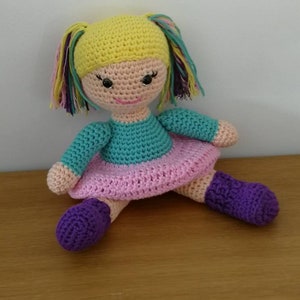 Handmade cuddly doll decoration for little girl/baby