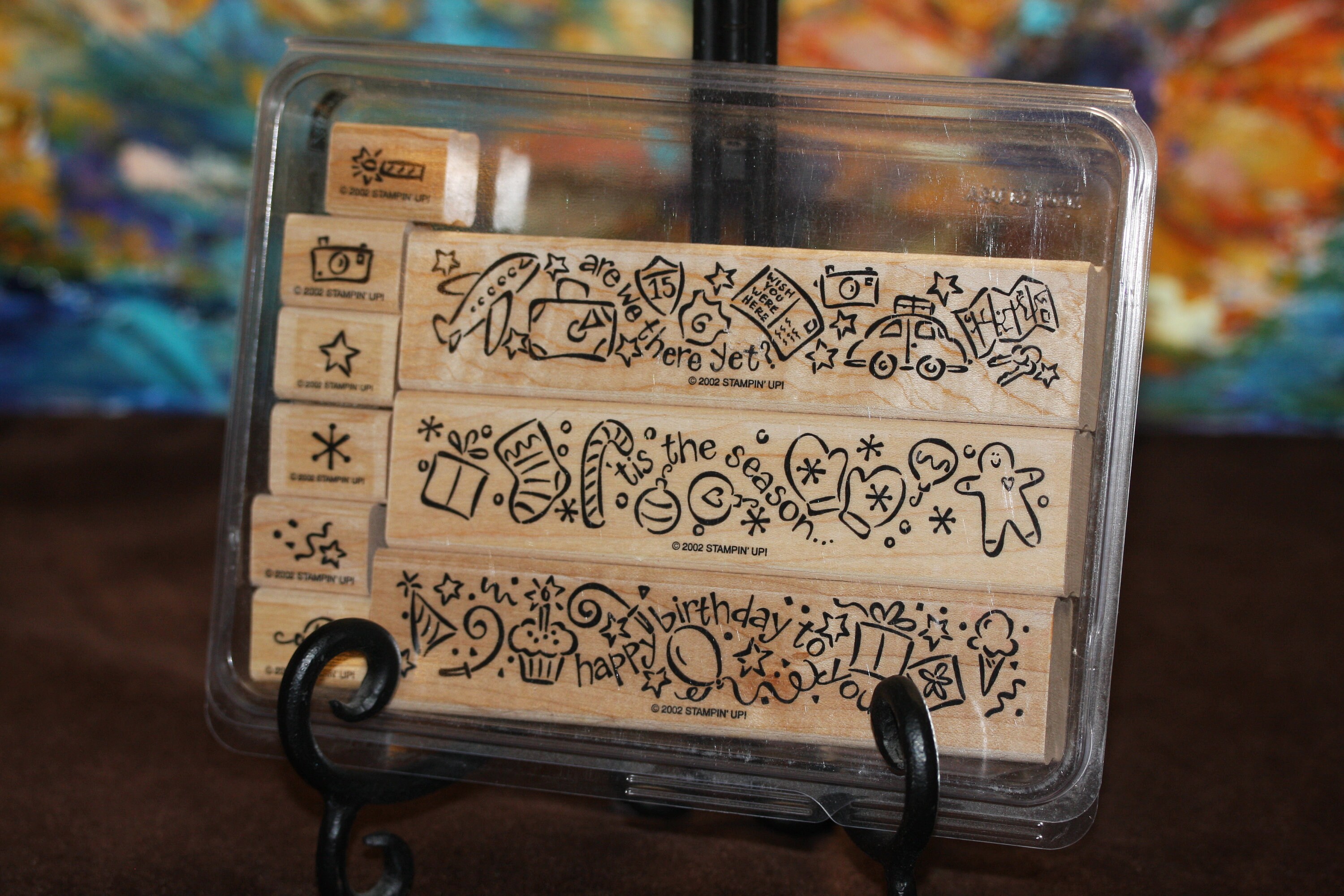 Stampin' up Rubber Stamp Notecard Printmaking Rare Vintage Etsy