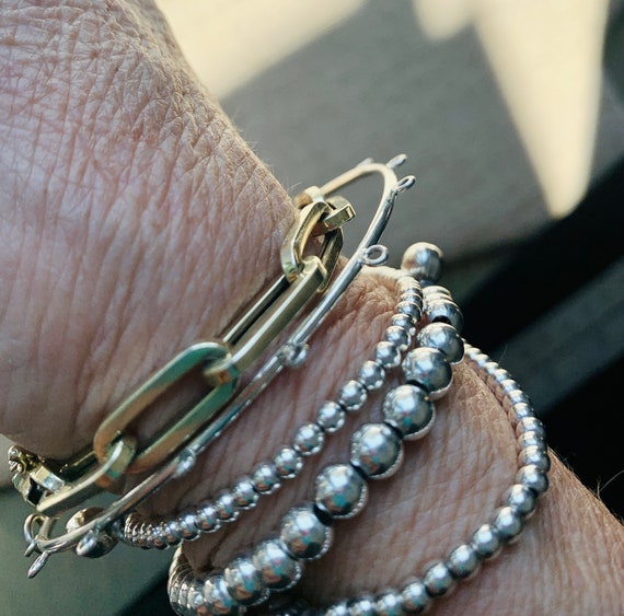 Sterling Bangle/Charm Bracelet - image 4