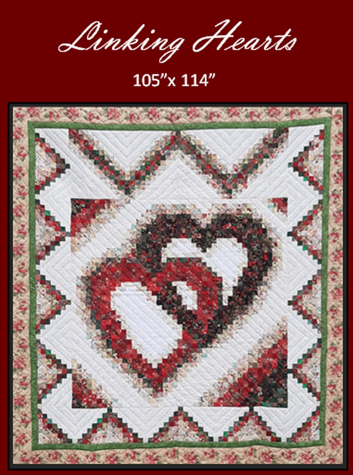 Linking Hearts Quilt Pattern Quilt Pattern Modern by Etsy Canada