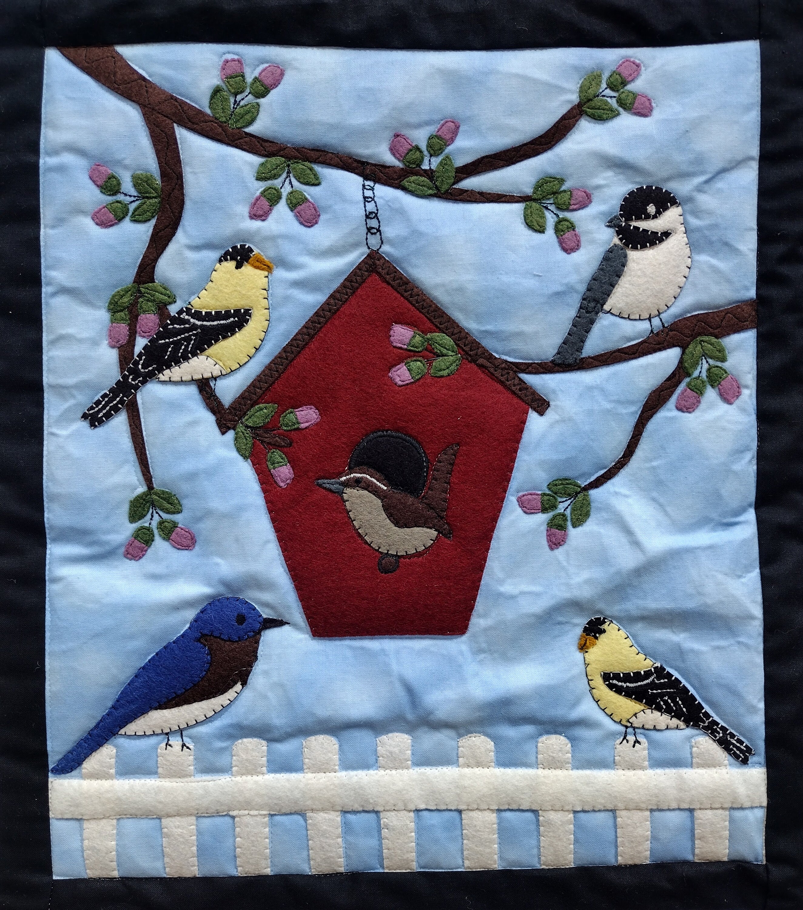 Spring Birds Wall Quilt Pattern Wall Hanging Quilt Pattern for