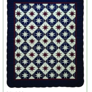 Eight Point Star Quilt Pattern
