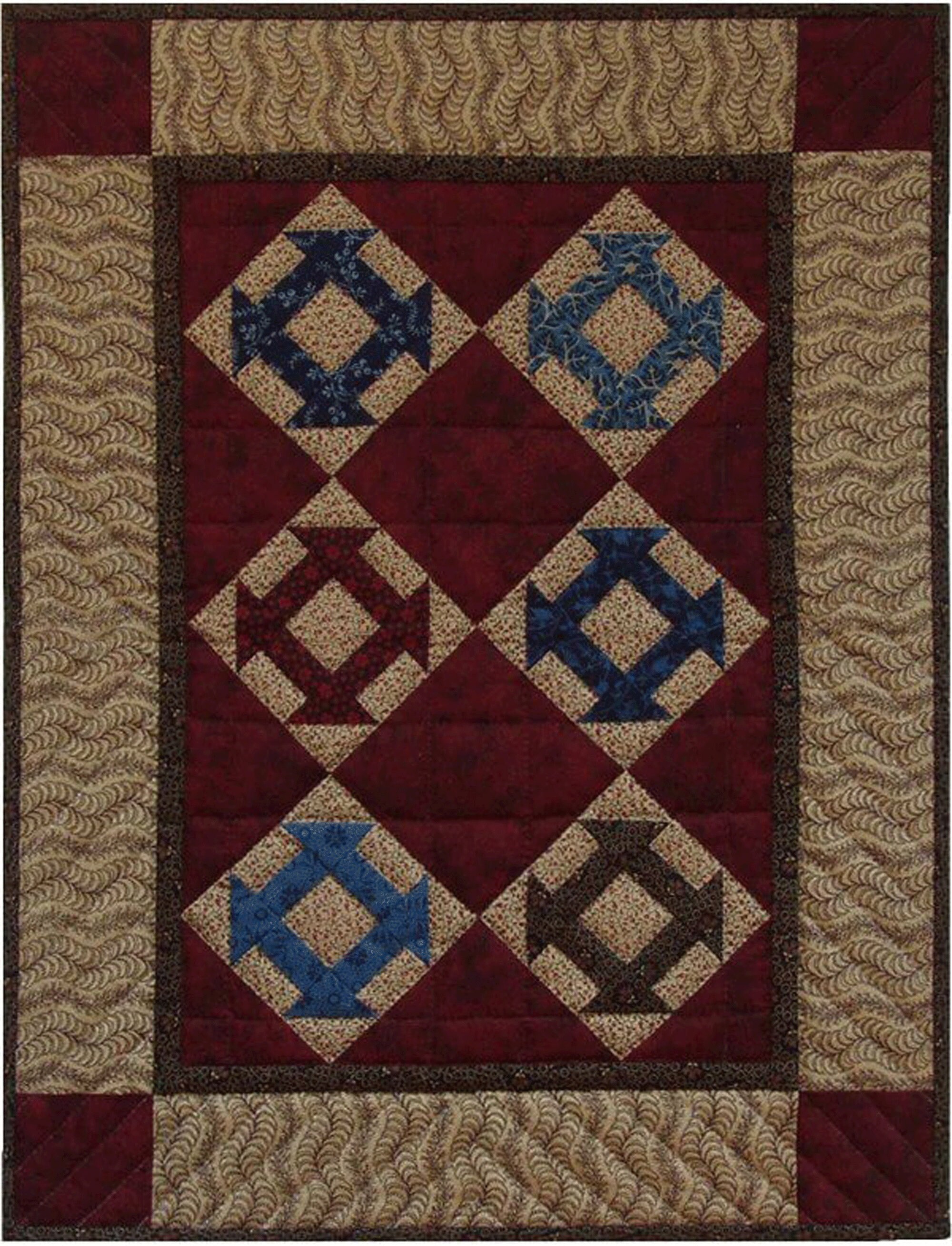 Hole in the Barn Door Quilt Pattern by Rachel's of Greenfield Wall