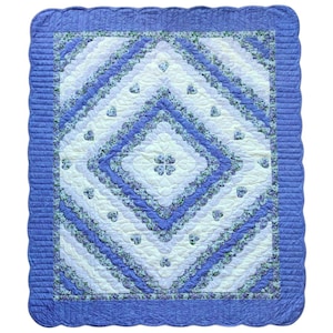 Hearts All Around Quilt Pattern | Queen Size Quilt Pattern by Rachel's of Greenfield |Romantic Quilt Pattern | 96" x 112"