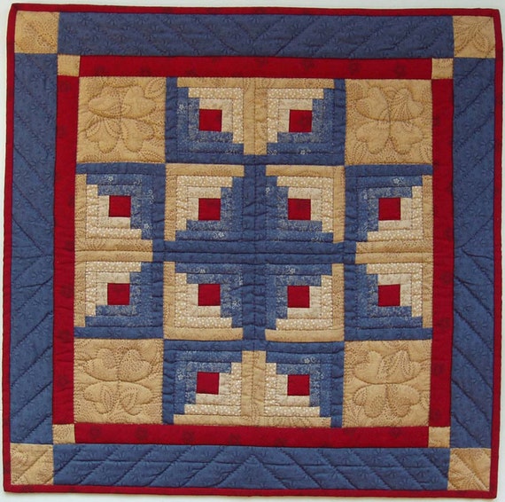 Log Cabin Star Quilt Pattern by Rachel's of Greenfield - Etsy