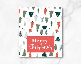 Christmas Bag Toppers: Printable Holiday Cookie Tags (PDF Download)