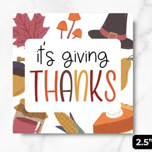 Thanksgiving Cookie Tag: So Very Thankful For You (PDF Download, 2.5 inches)