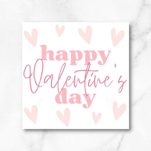 Valentines Print, XOXO, Valentijnsdag Cookie Tag, 2,5 inch, Afdrukbare Cookie Tag, Digitale Cookie Tag