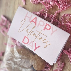 Valentines Day Bag Toppers 3.5&quot; x 4&quot;, Printable Instant Download Christmas Bag Topper