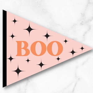 Groovy &quot;Boo&quot; Halloween Cookie Tag: Printable Goodie Bag Decor (Digital Print)