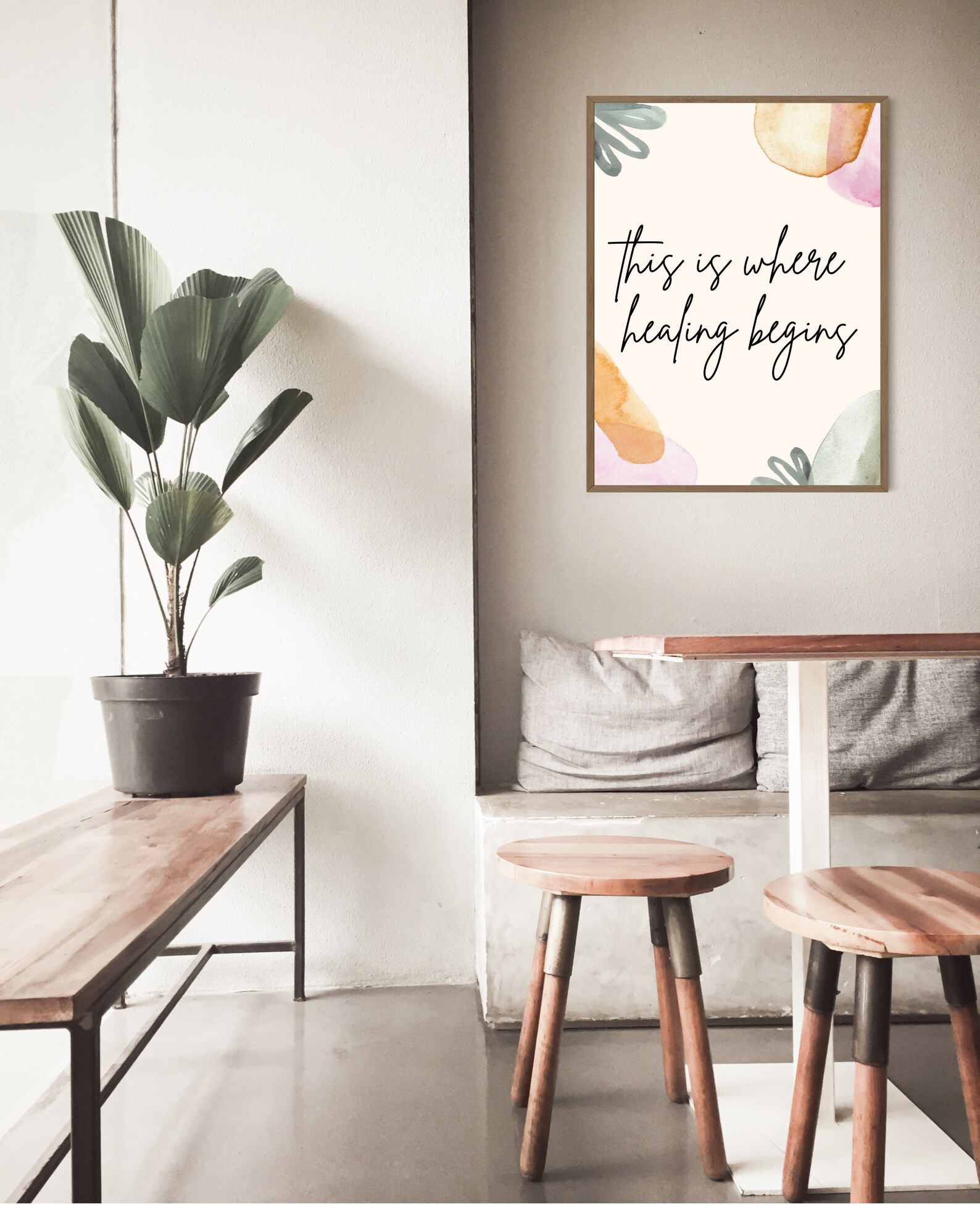 Therapy Counselor Office Wall Art Digital Print Psychologist Etsy