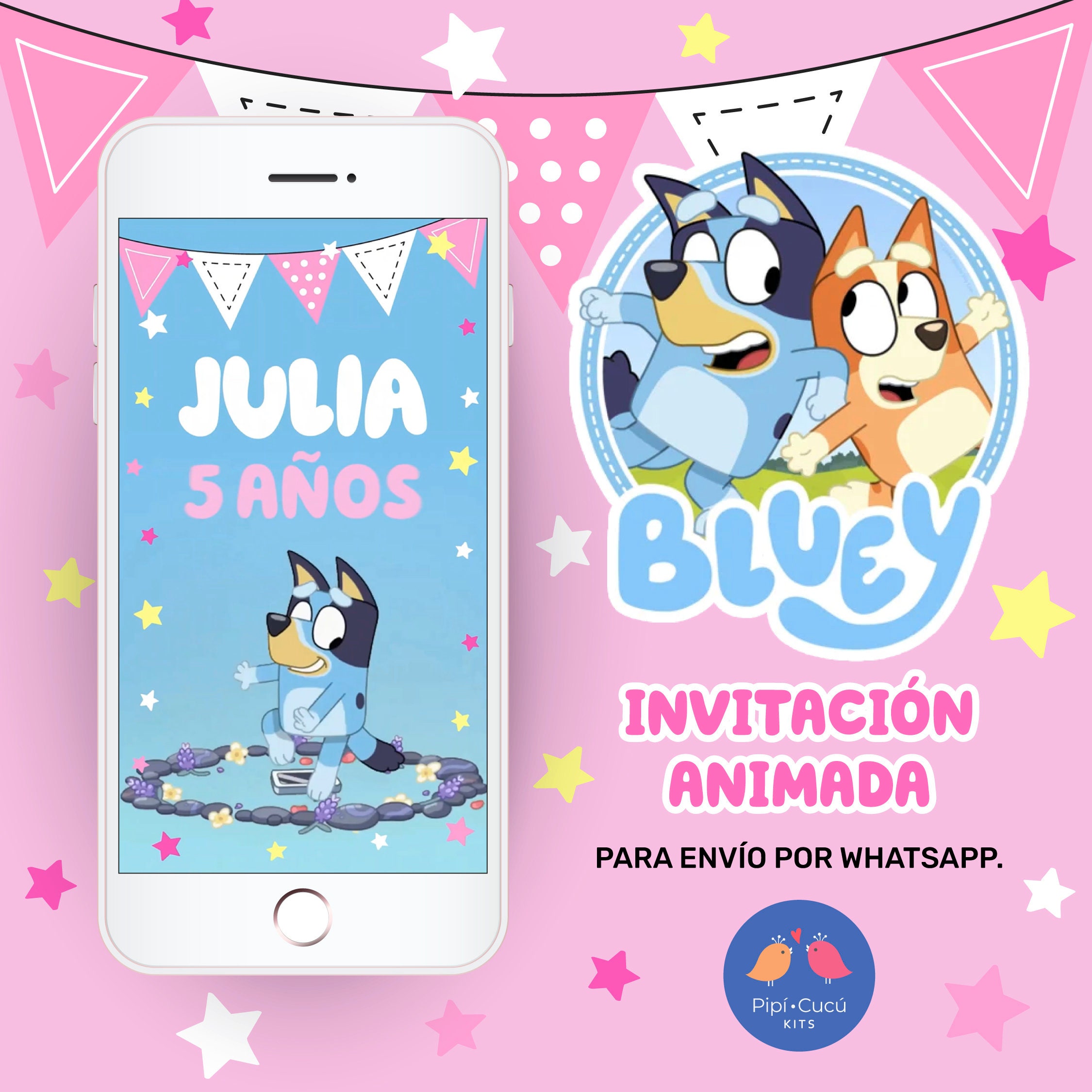 Personalized Animated Invite via WhatsApp