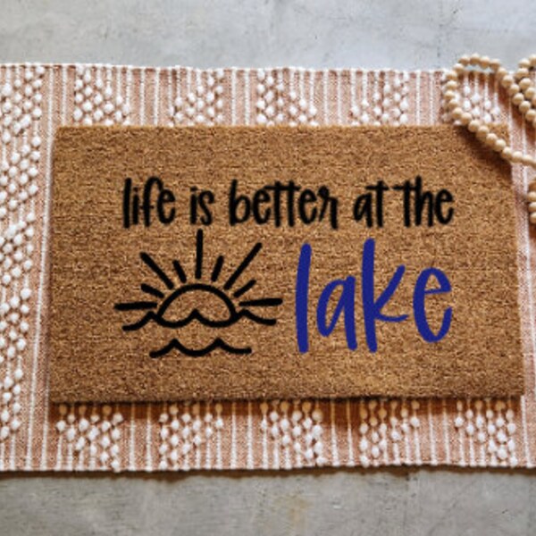 Lake House Doormat Etsy