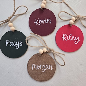 Everyday kids name tag, christmas stocking basket tags, personalized stocking tags, personalized gift basket tags, holiday kid&#39;s tags