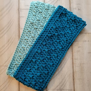 Brick stitch crochet ear warmer, head band