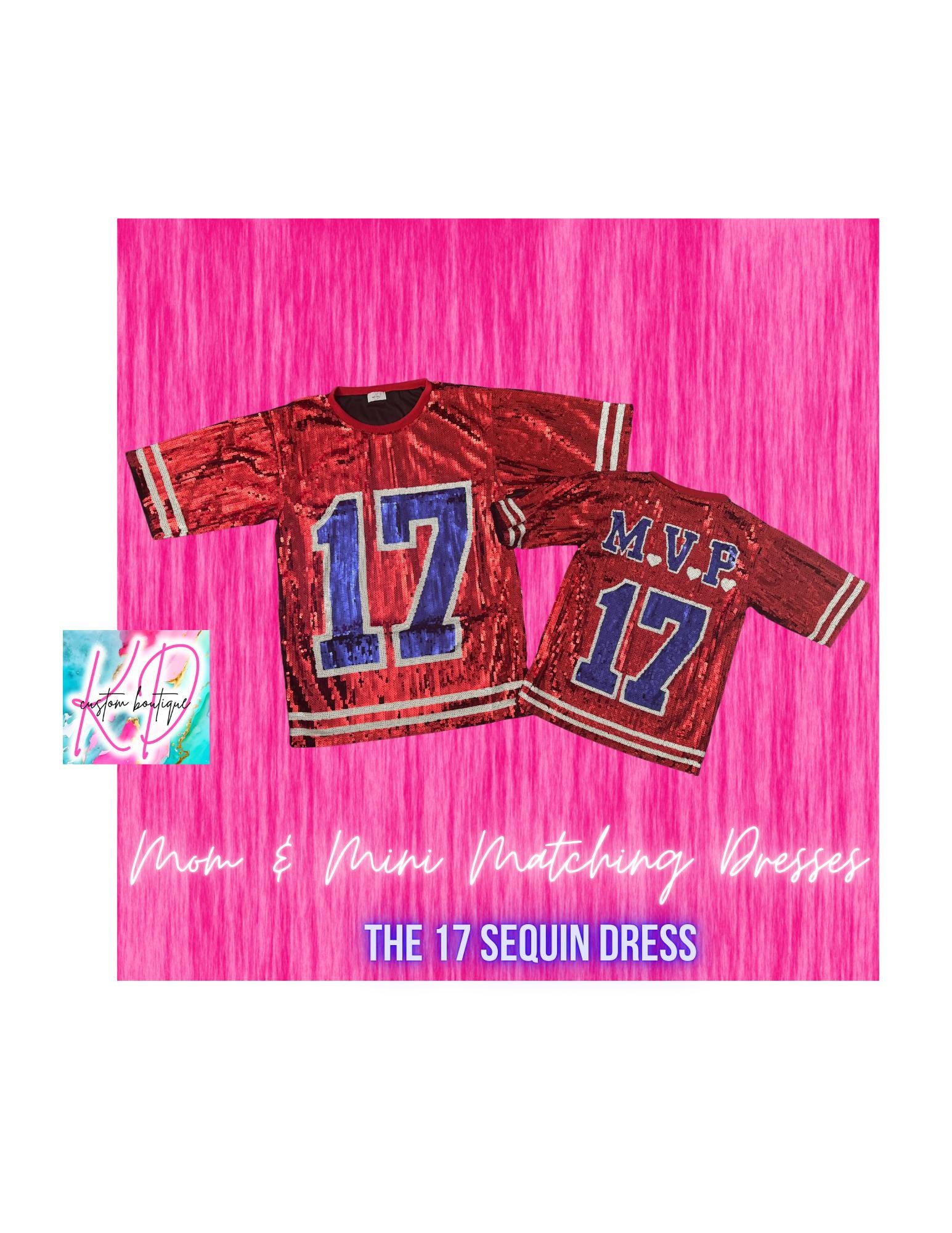 Custom Sequin Football Dress - Etsy