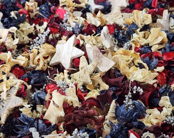 Handgefertigtes Potpourri – Vaterländischer Teigschüssel-Filler Sterne, Streifen & Apfelkuchen