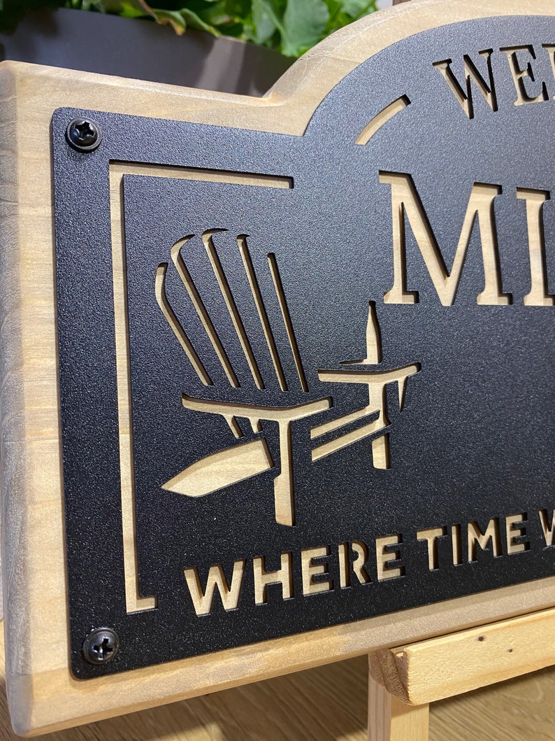 Personalized Patio Sign Custom Patio Sign Housewarming Gift Etsy