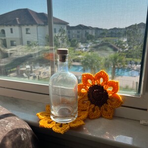 Sunflower Coaster Set