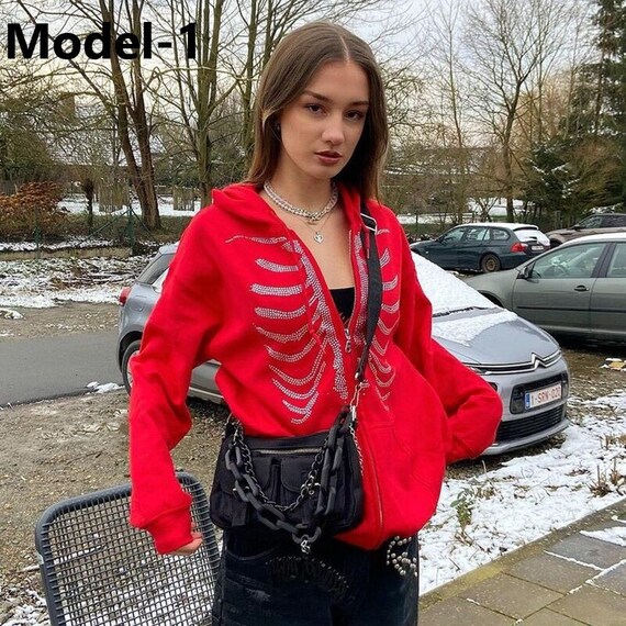 glitter skeleton jacket