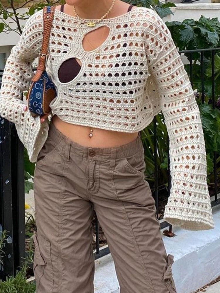Distressed Knit Top - Etsy