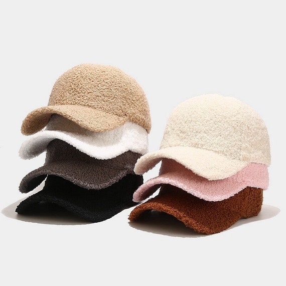Perfect Hollywood som Lamb Wool Hat Plush Baseball Caps Korean Fashion Trendy - Etsy
