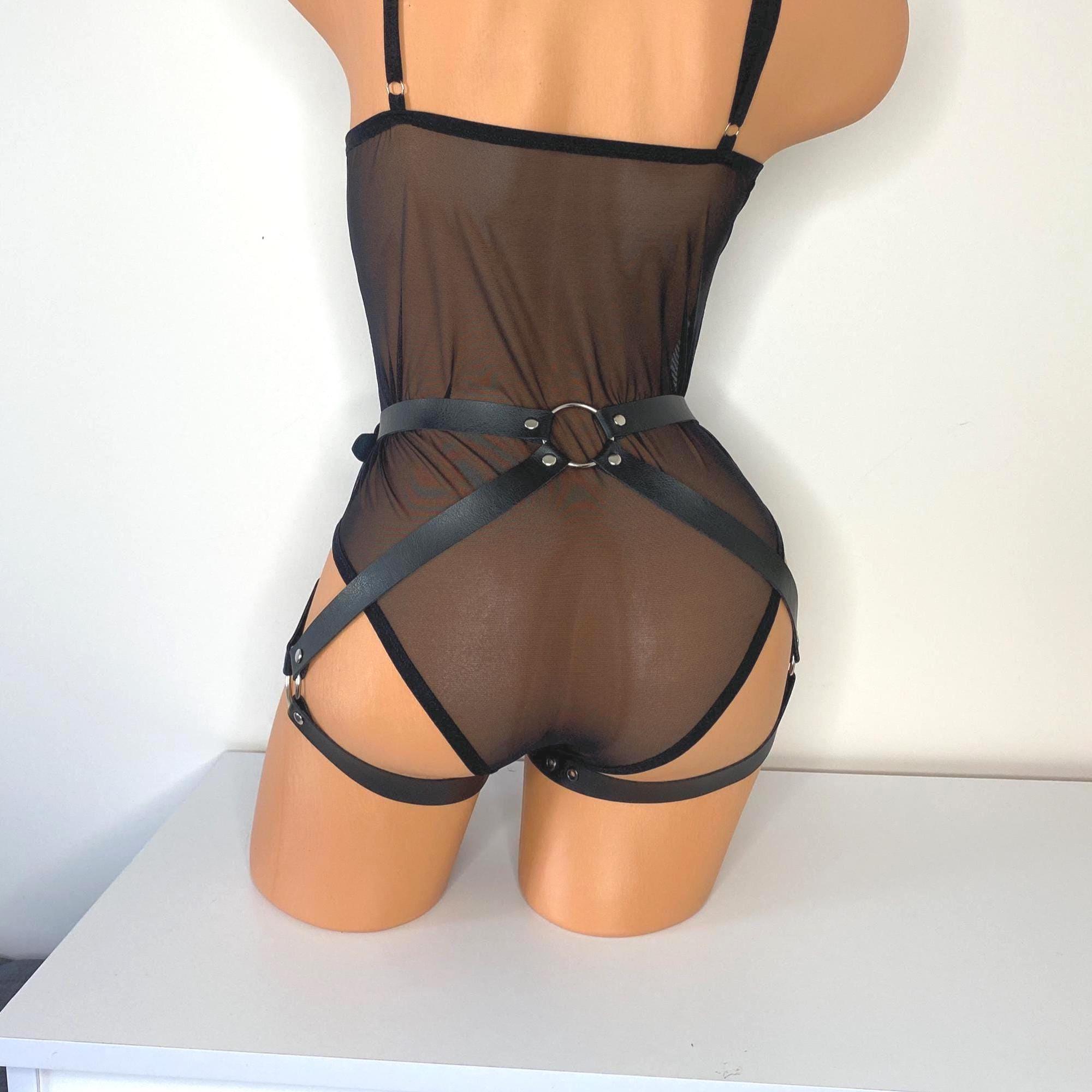garter belt with bodysuit Avidlove Women Lingerie Teddy Bodysuit with Garter Belt Lace Babydoll Full  Slips Black at Amazon Women's Clothing store main image 0
