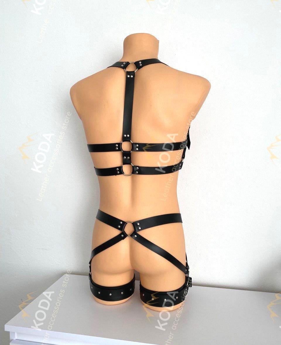 Harnais De Suspension Et Menottes - Lingerie érotique Soumission Femme - Neuf
