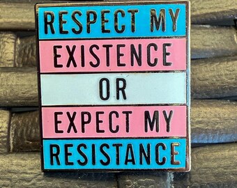 Transgender Enamel Pin | LGBTQ  | Queer