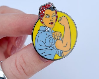 We Can Do it! Enamel Pin | Rosie the Riveter | Feminist