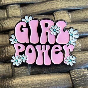 Girl Power | Feminist Enamel Pin | Women&#39;s Rights