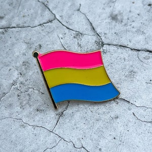 Pansexual Flag Enamel Pin | LGBTQ  | Queer
