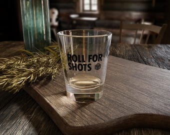 Szklanka do shotów DnD | Gra alkoholowa D20 RPG | Dungeons and Dragons – prezent na wieczór panieński/kawalerski