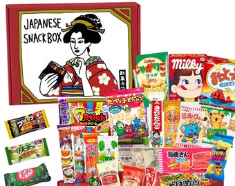 Japanese Snacks & Candy 50 Piece Dagashi Set Gift (Box) snackbox japan tokyo