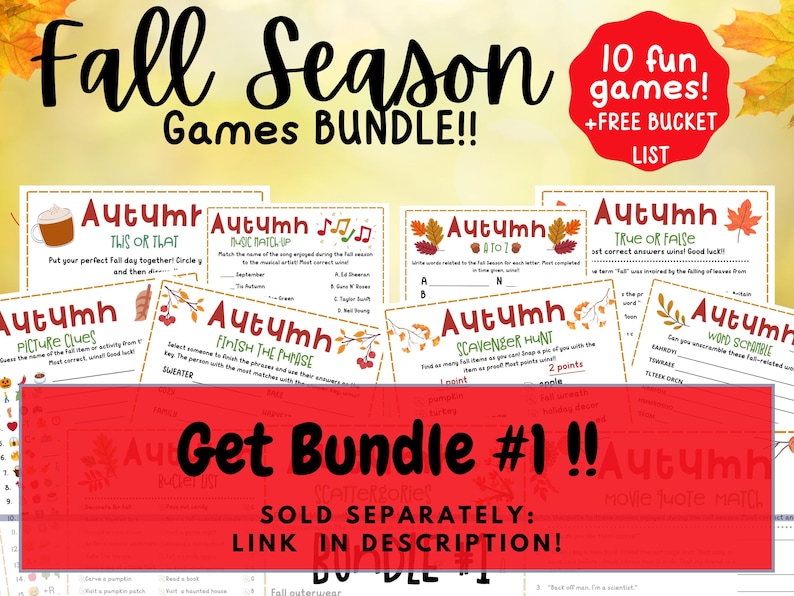 Fall PICTURE CLUES Game: Printable Autumn Emoji Pictionary (PDF) - Etsy