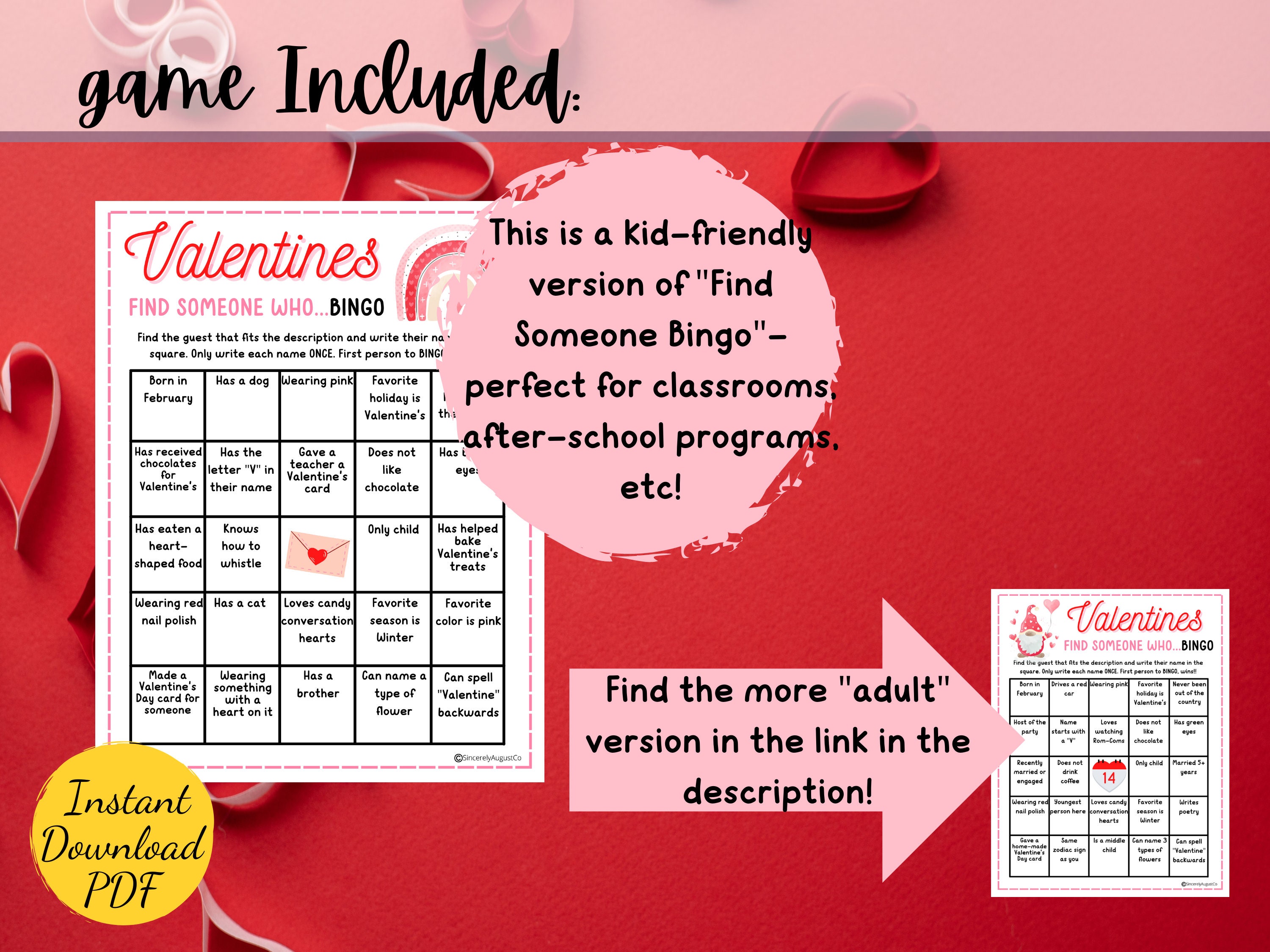 Valentine's Day BINGO  Valentine's Day Party Game by Coffee Fueled  Classroom