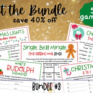 WHAT'S RUDOLPH THINKING Christmas Party Game Printable Christmas Party Activity Christmas Eve ...