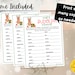 WHAT'S RUDOLPH THINKING Christmas Party Game Printable Christmas Party ...