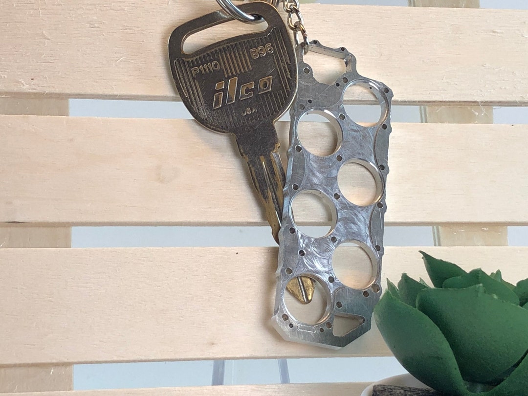 Machined 8V 12V 16V Head Gasket Keychain Unique Gifts for Car Etsy